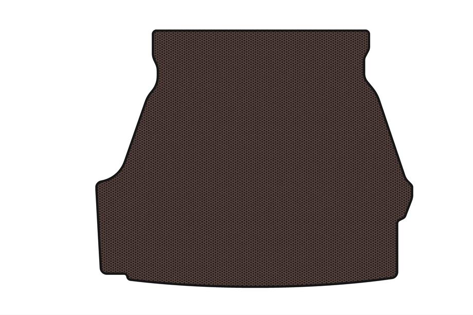 BMW 5-serie E34 1988–1995 Gummibagagerumsmåtte Carsuit V-2 (SD, brun) Image