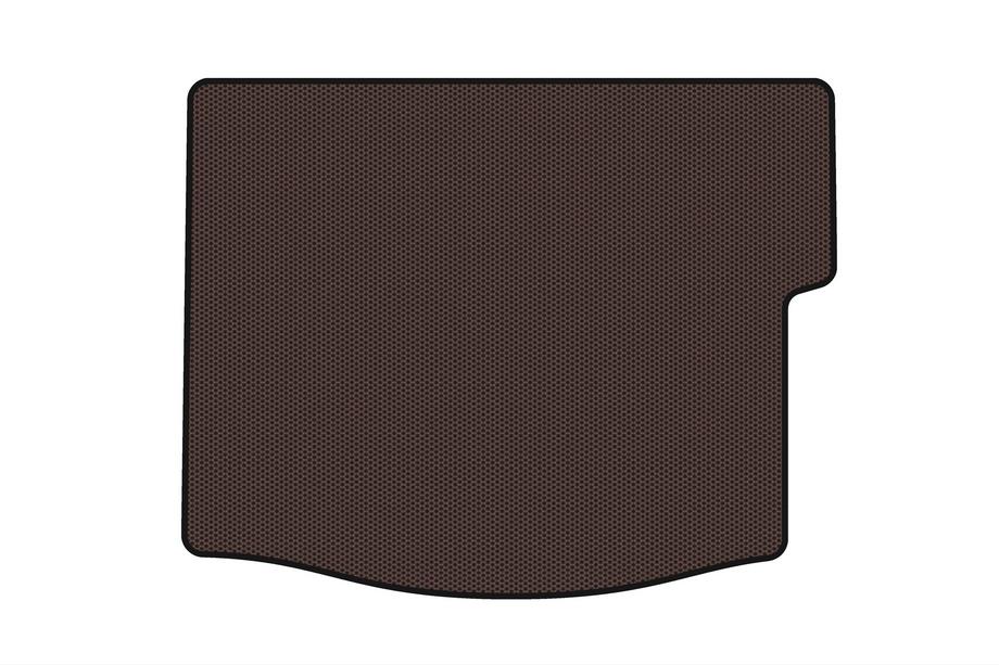 Ford Focus III 2011–2017 Gummimåtte til bagagerum Carsuit (med subwoofer, HB, brun) Image
