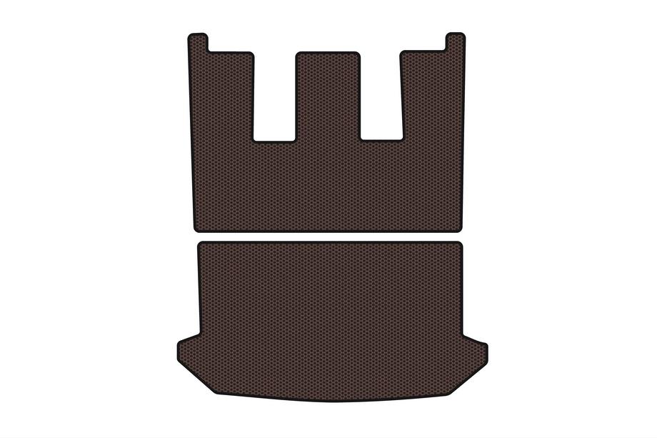 Citroen C-8 2002–2014 Gummibagagerumsmåtte Carsuit V1 (Brun) Image