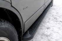Opel Vivaro 2001–2015 Sidetrin Allmond Black (2 stk., aluminium) foto 1