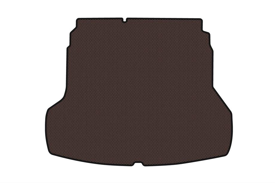 Kia Forte 2008–2024 Gummibagagerumsmåtte Carsuit (2018-2021, brun) Image