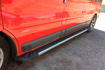 Opel Vivaro 2001–2015 RedLine V1 sidetrin (2 stk., aluminium) foto 1
