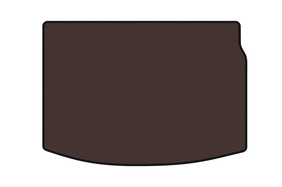 Renault Megane III 2009–2016 Gummibagagerumsmåtte Carsuit (HB, brun) Image