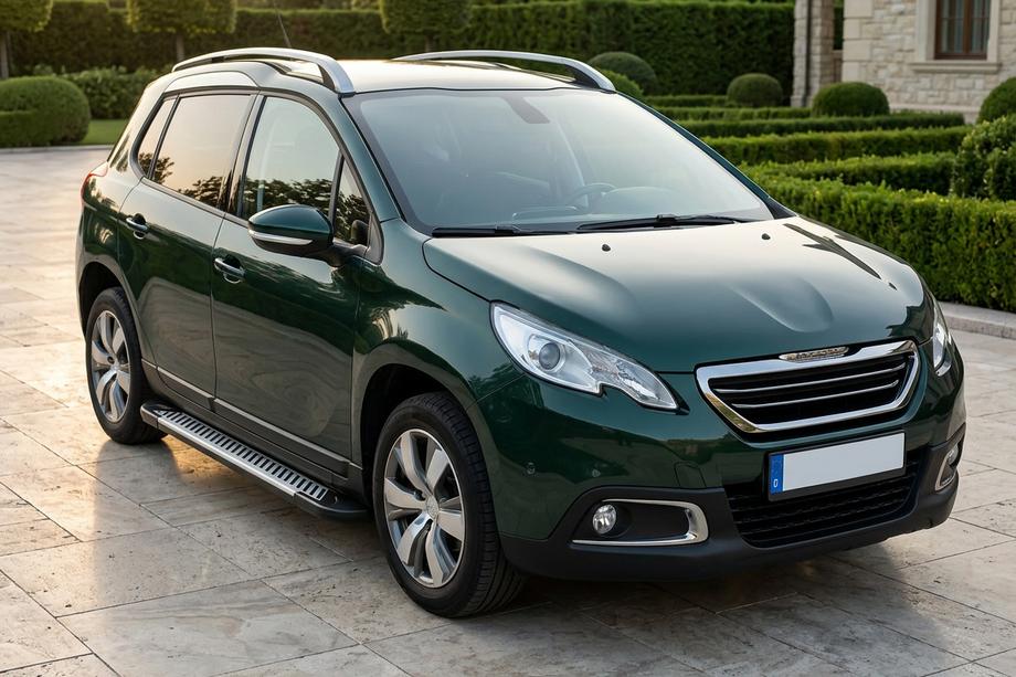 Peugeot 2008 2013–2019 Sidetrin Line (2 stk., aluminium) Image