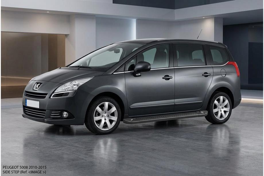 Peugeot 5008 2009–2016 Sidetrin Allmond Black (2 stk., aluminium) Image
