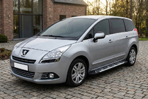 Peugeot 5008 2009–2016 Sunrise sidetrin (2 stk., aluminium) foto 1
