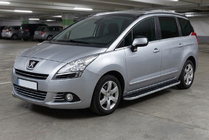 Peugeot 5008 2009–2016 Sidetrin Tayga Grey (2 stk., aluminium) foto 1