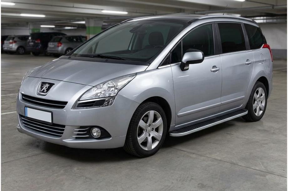 Peugeot 5008 2009–2016 Sidetrin Tayga Grey (2 stk., aluminium) Image