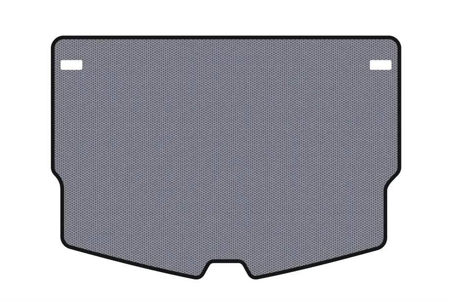 Nissan Note 2012–2020 Gummibagagerumsmåtte Carsuit (HB, grå) Image