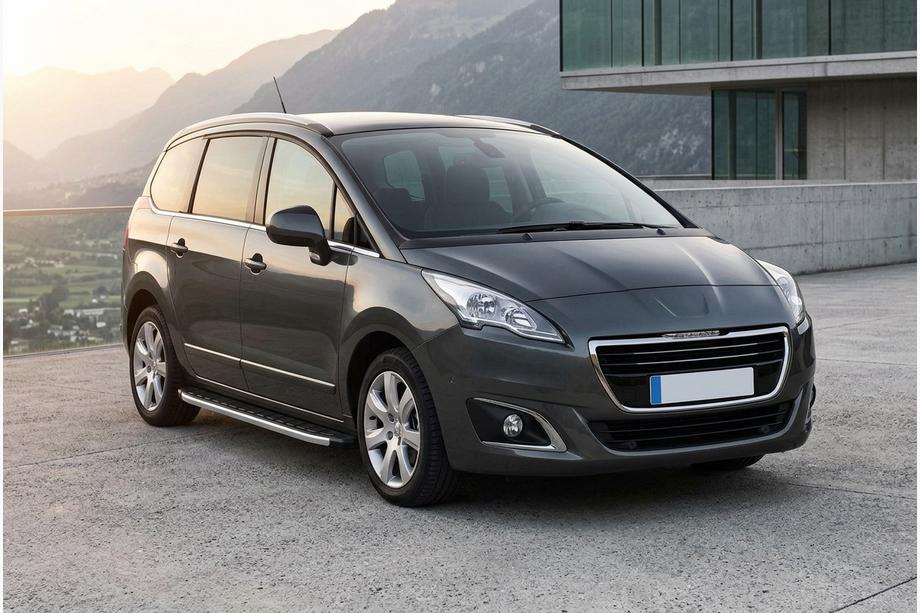 Peugeot 5008 2009–2016 Sidetrin Fullmond (2 stk., aluminium) Image