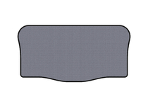 Toyota Aygo 2007–2014 Gummibagagerumsmåtte Carsuit (2007-2009, HB, 3-dørs, grå) foto 1