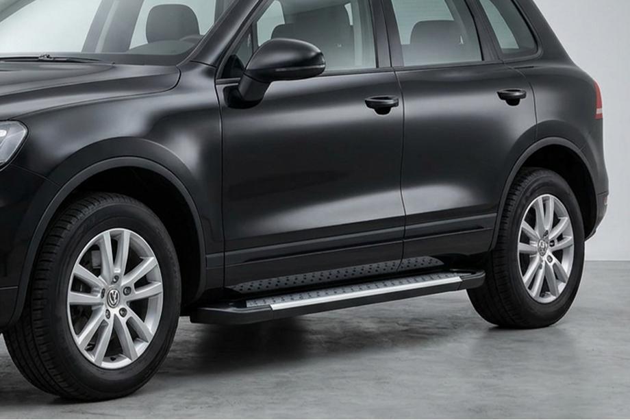 Porsche Cayenne 2003–2010 Allmond sidetrin (2 stk., aluminium) Image