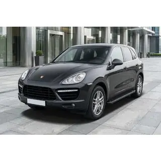 Allmond Black sidetrin (2 stk., aluminium) Porsche Cayenne 2010–2017 foto 1