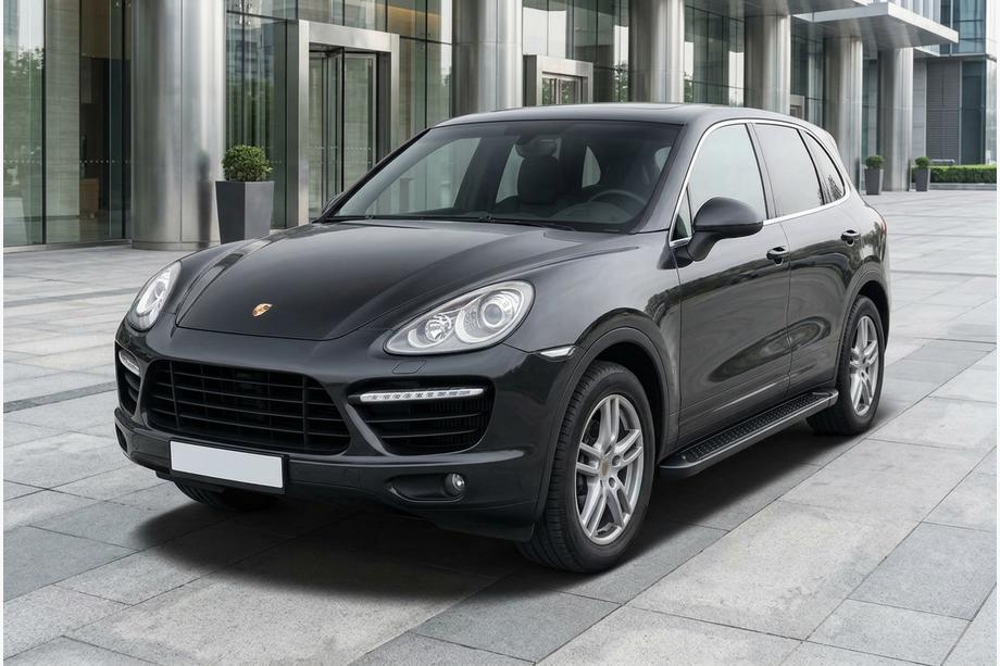 Porsche Cayenne 2010–2017 Allmond Black sidetrin (2 stk., aluminium) Image