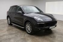 Porsche Cayenne 2010–2017 Maydos V1 sidetrin (2 stk., aluminium ↗ rustfrit stål) foto 1