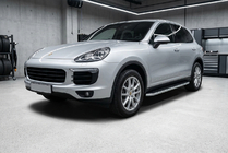 Porsche Cayenne 2010–2017 Sidetrin Tayga (2 stk., aluminium) foto 1