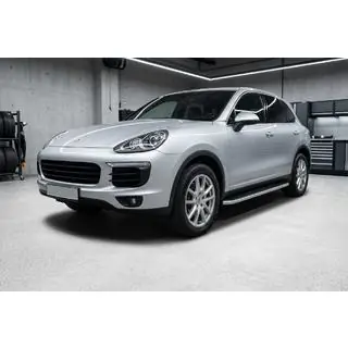 Sidetrin Tayga (2 stk., aluminium) Porsche Cayenne 2010–2017 foto 1