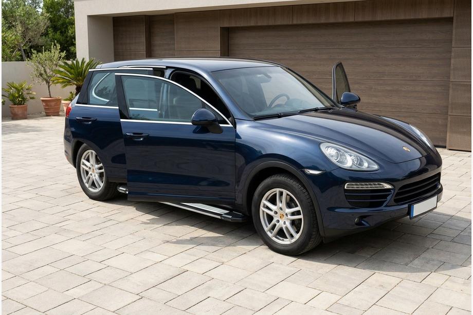 Porsche Cayenne 2010–2017 Sidetrin Rainbow (2 stk., aluminium) Image