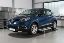 Renault Captur 2013–2019 Maydos V1 sidetrin (2 stk., aluminium ↗ rustfrit stål) foto 1