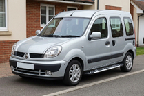 Renault Kangoo 1998–2008 Sunrise sidetrin (2 stk., aluminium) foto 1