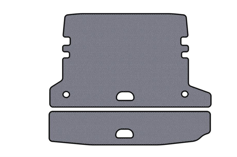 BMW 3-serie F30/F31 2012–2019 Gummibagagerumsmåtte Carsuit V-2 (til F-31, grå) Image