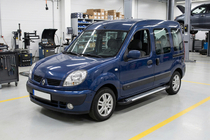 Renault Kangoo 1998–2008 Sidetrin Line (2 stk., aluminium) foto 1
