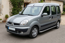 Renault Kangoo 1998–2008 Maydos V1 sidetrin (2 stk., aluminium + rustfrit stål) foto 1