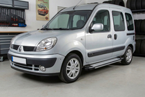 Renault Kangoo 1998–2008 Rainbow sidetrin (2 stk., aluminium) foto 1