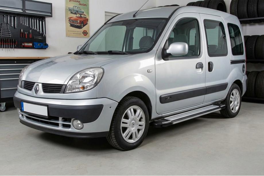 Renault Kangoo 1998–2008 Rainbow sidetrin (2 stk., aluminium) Image