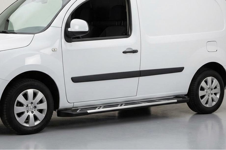 Renault Kangoo 2008–2020 Sunrise sidetrin (2 stk., aluminium) Kort akselafstand Image
