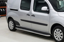 Renault Kangoo 2008–2020 Maydos V1 sidetrin (2 stk., aluminium + rustfrit stål) foto 1