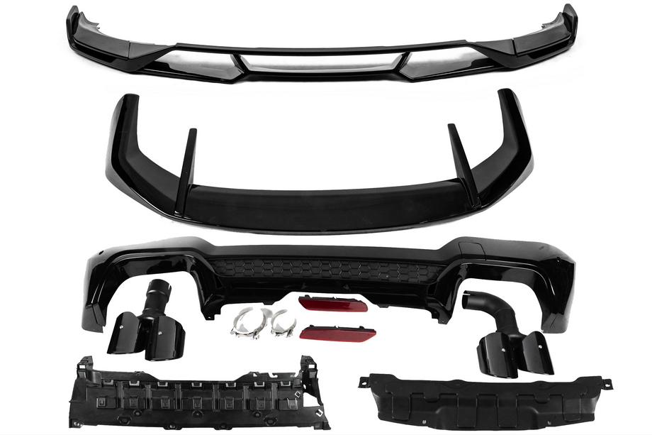 BMW X3 G01 2018– Paradigm Black bodykit-sæt (til M-Sport, 2023+) Image