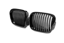 BMW 5-serie E39 1996–2003 1-Bar nyregrill (2000-2003, sort højglans) foto 3