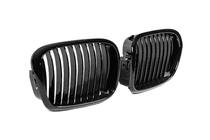 BMW 5-serie E39 1996–2003 1-Bar nyregrill (2000-2003, sort højglans) foto 4