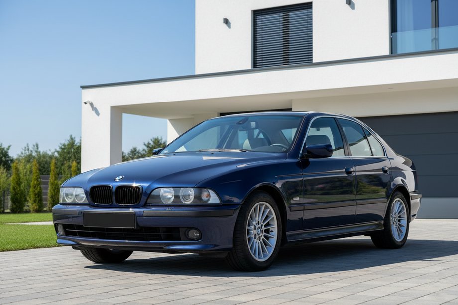 BMW 5-serie E39 1996–2003 1-Bar nyregrill (2000-2003, sort højglans) Image