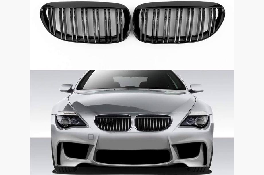 BMW 6-serie E63/E64 2003–2010 Nyregrill M-Look (sort højglans) Image