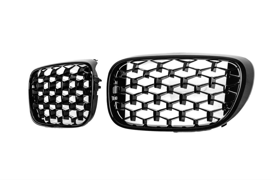 BMW 7-serie G11/G12 2015–2022 Diamond Black nyregrill (2016-2019, sort højglans) Foto 3