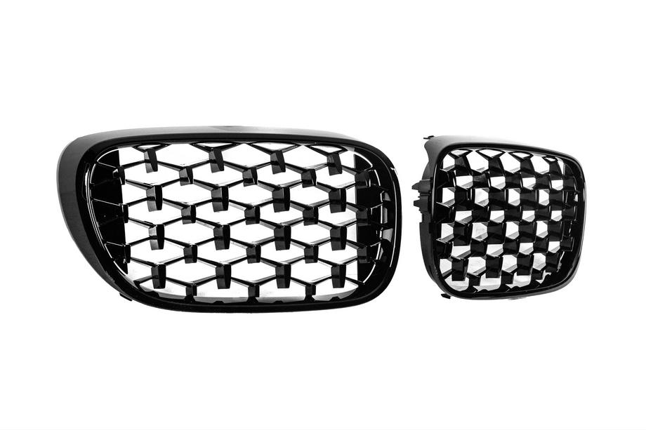 BMW 7-serie G11/G12 2015–2022 Diamond Black nyregrill (2016-2019, sort højglans) Foto 4