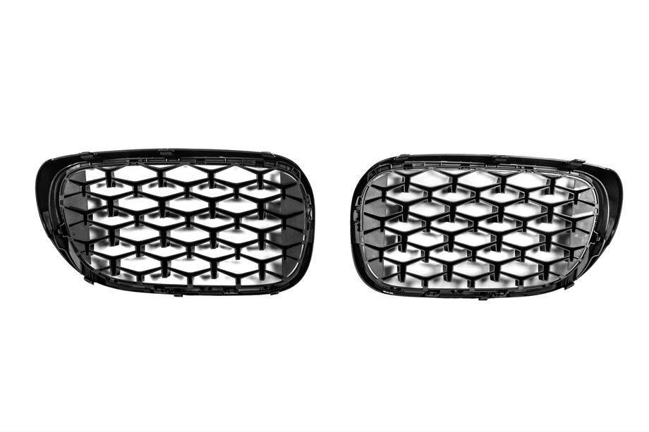 BMW 7-serie G11/G12 2015–2022 Diamond Black nyregrill (2016-2019, sort højglans) Foto 5