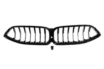 BMW 8-serie G14/G15/G16 2018– Nyregrill 1-Bar (2018-2022, sort højglans) foto 5