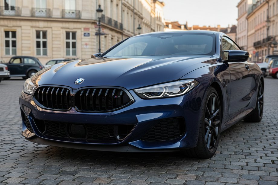 BMW 8-serie G14/G15/G16 2018– Nyregrill 1-Bar (2018-2022, sort højglans) Image