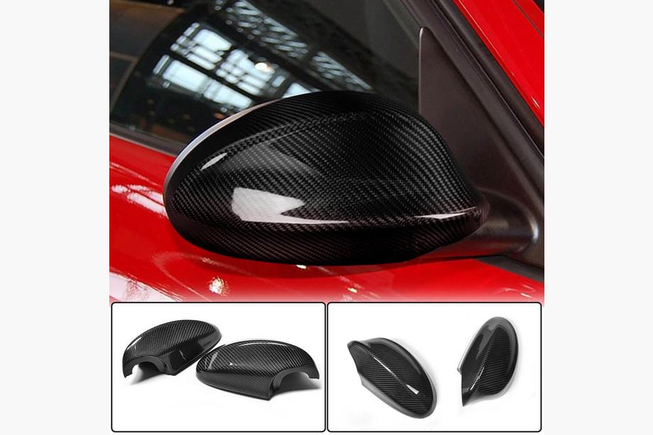 BMW 3-serie E90/E91 2005–2011 Spejlkapper (til 2006-2010, carbon) Image