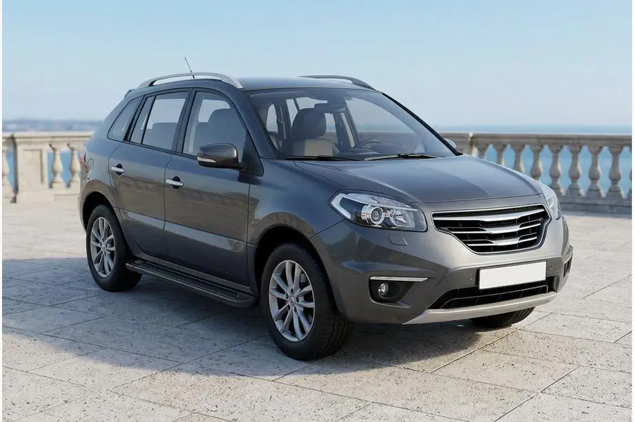 Renault Koleos 2008–2016 Allmond Black sidetrin (2 stk., aluminium) Image