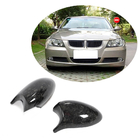 BMW 3-serie E92/E93 2006–2013 Spejlkåber (til 2006-2010, forged carbon) foto 1