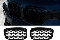 BMW X3 G01 2018– Nyregrill Diamond Black (2018-2021, sort kant) foto 1