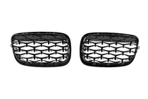 BMW X5 E70 2007–2013 Kidney-grill Diamond Black (blank højglans) foto 5