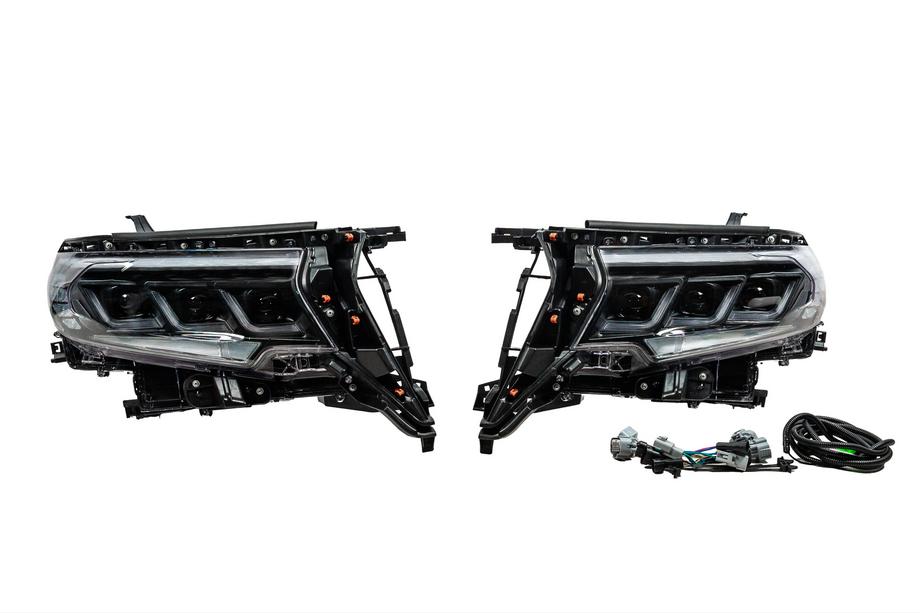 Toyota Land Cruiser Prado 150 2009–2023 Forlygter Lexus-design-3-LED V2 (2017+, 2 stk.) Image