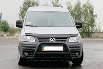 Volkswagen Caddy 2004–2010 Frontbøjle WT004 Black (rustfrit stål) foto 2