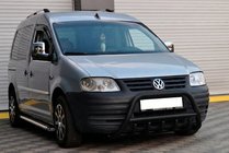 Volkswagen Caddy 2004–2010 Bullbar WT003 Black (rustfrit stål) foto 2