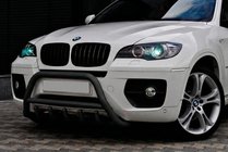 BMW X6 E71 2008–2014 Bullbar WT003 Black (rustfrit stål) foto 1
